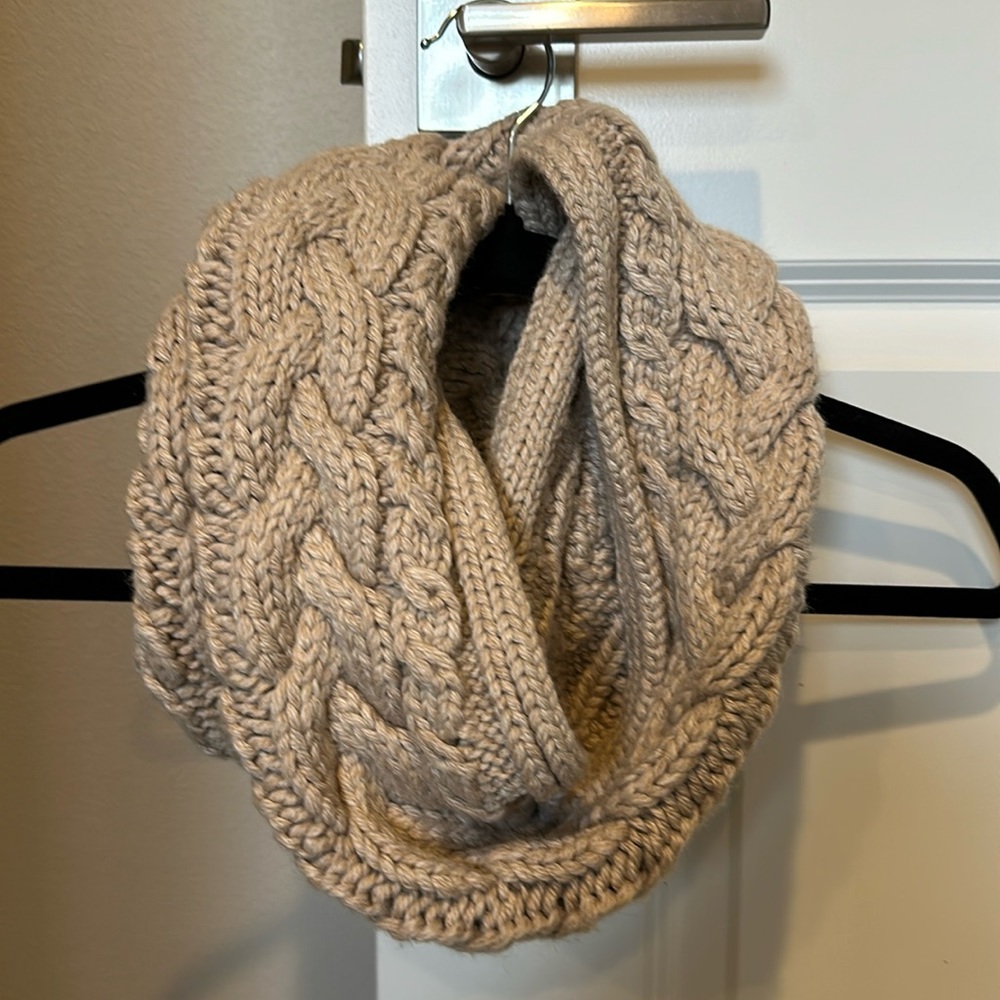 Gap beige infinity sweater. Never worn.